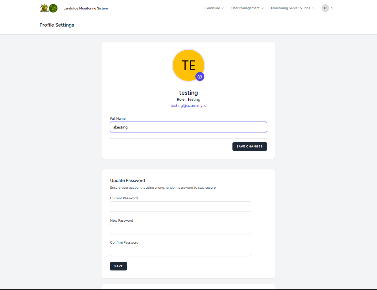 Landslide Monitoring System
